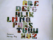 Any child cross stitch category: A - Alphabet