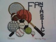 Any child cross stitch category: Sport/Exercise