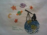 Any child cross stitch category: Space