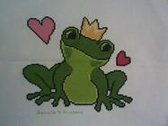 Any child cross stitch category: Frogs