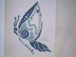 Cross stitch square for Ella B's quilt