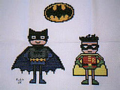 Cross stitch square for Maxwell P's quilt