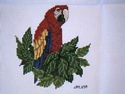 Cross stitch square for (QUILTED) I Spy...P E01's quilt