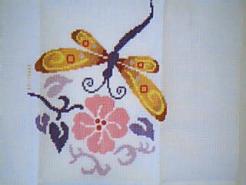 Cross stitch square for Harmony F's quilt