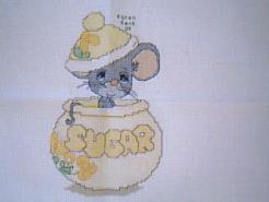 Cross stitch square for (QUILTED) Mice E01's quilt