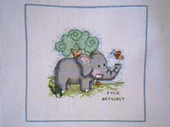 Cross stitch square for (QUILTED) Animals-Jungle Animals E01's quilt