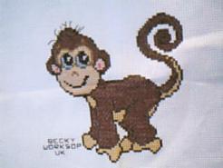 Cross stitch square for (QUILTED) Animals-Jungle Animals E01's quilt