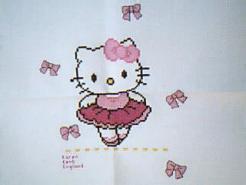 Cross stitch square for (QUILTED) Ballerinas E01's quilt
