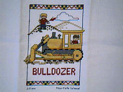 Cross stitch square for Nathan C's quilt