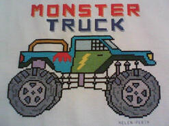 Cross stitch square for any child
