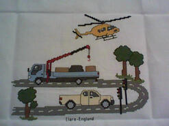 Cross stitch square for any child