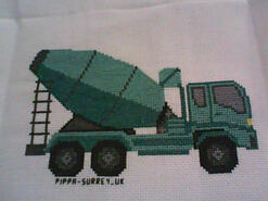 Cross stitch square for any child