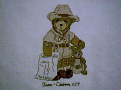 Cross stitch square for Kaitlan C's quilt