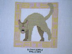 Cross stitch square for (QUILTED) Cats & Kittens E01's quilt