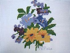Cross stitch square for Imogen R's quilt