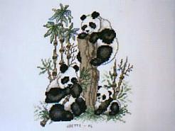 Cross stitch square for (QUILTED) Realistic Wildlife E01's quilt