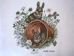 Cross stitch square for (QUILTED) Realistic Wildlife E01's quilt