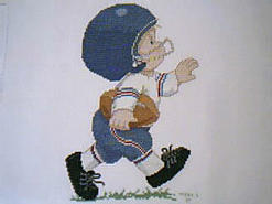 Cross stitch square for any child