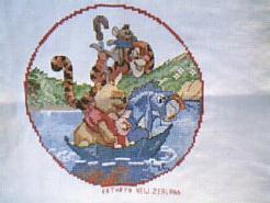 Cross stitch square for any child