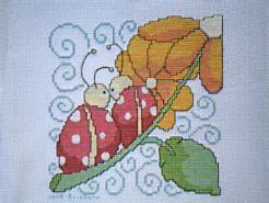 Cross stitch square for Imogen R's quilt