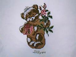 Cross stitch square for Ellie T's quilt