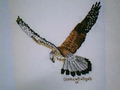 Cross stitch square for (QUILTED) Realistic Wildlife E01's quilt