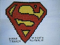 Cross stitch square for Maxwell P's quilt