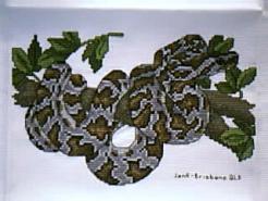 Cross stitch square for (QUILTED) Realistic Wildlife E01's quilt
