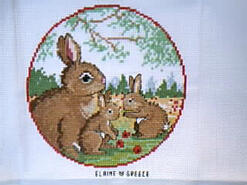 Cross stitch square for (QUILTED) Realistic Wildlife E01's quilt