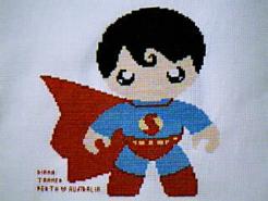 Cross stitch square for Maxwell P's quilt