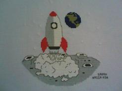 Cross stitch square for any child