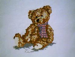 Cross stitch square for Ellie T's quilt
