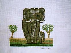 Cross stitch square for (QUILTED) Realistic Wildlife E01's quilt