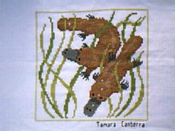Cross stitch square for any child