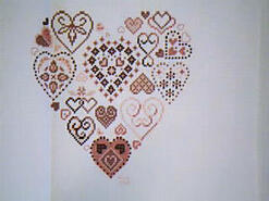 Cross stitch square for Oaklynn's quilt