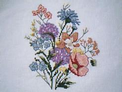 Cross stitch square for Imogen R's quilt