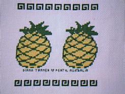 Cross stitch square for (QUILTED) I Spy...P E01's quilt
