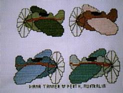 Cross stitch square for (QUILTED) I Spy...P E01's quilt