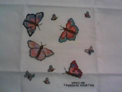 Cross stitch square for Asli's quilt