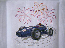 Cross stitch square for Quinn H's quilt