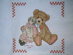 Cross stitch square for Kaitlan C's quilt