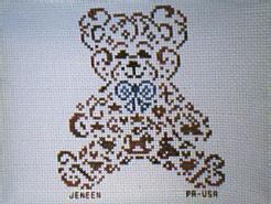 Cross stitch square for Christiana K's quilt