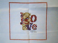 Cross stitch square for Kaitlan C's quilt