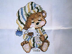 Cross stitch square for Kaitlan C's quilt