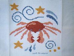 Cross stitch square for Peter H's quilt