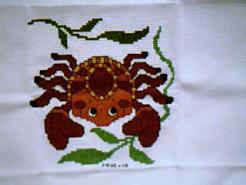 Cross stitch square for Peter H's quilt
