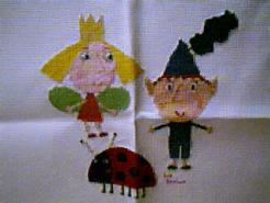 Cross stitch square for any child