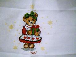 Cross stitch square for Christiana K's quilt