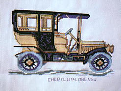 Cross stitch square for Nathan C's quilt