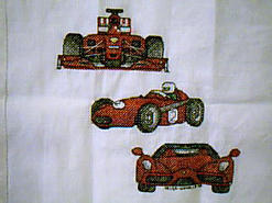 Cross stitch square for Nathan C's quilt